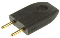 d3086-98 HARWIN Shorting Link Male Straight Black Closed Top 2 Way 1 Row 5.08mm Pitch