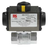 760-5609 RS PRO Ball type Pneumatic Actuated Valve, BSP 1in, 40 bar