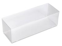 144063 Raaco Transparent Polypropylene Insert, 69mm x 79mm x 218mm