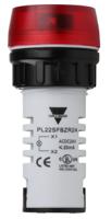 pl22sfbzr24 Carlo Gavazzi PL Series Red Buzzer Beacon, 24 V ac/dc, Panel Mount, 95dB at 1 Metre