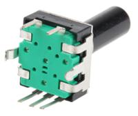 pec12r-4225f-s0024 Bourns 24 Pulse Incremental Mechanical Rotary Encoder with a 6 mm Flat Shaft, Through Hole