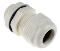 822-9776 RS PRO White Nylon Cable Gland, M20 Thread, 10mm min., 14mm max., IP68