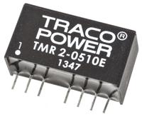 tmr-2-0510e TRACOPOWER TMR 2E DC-DC Converter, 3.3V dc/ 500mA Output, 4.5 → 9 V dc Input, 2W, Through Hole, +85°C Max Temp