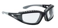 tracpsi Bolle Safety TRACKER II Anti-Mist UV Safety Glasses, Clear PC Lens, Vented