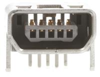 56579-0519 Molex Right Angle, Through Hole, Socket Type Mini AB 2.0 USB Connector
