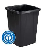 1800505221 Durable DURABIN 90L Black Plastic Waste Bin