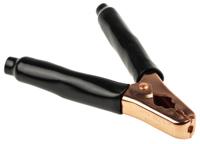 bu-41a-0 Mueller Electric Crocodile Clip, Copper-Plated Steel Contact, 200A, Black