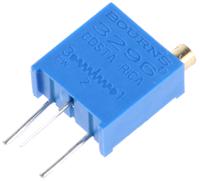 3296y-1-500lf 50Ω, Through Hole Trimmer Potentiometer 0.5W Top Adjust Bourns, 3296