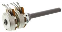 27esa502mmf50n TE Connectivity 27 5kΩ Rotary Potentiometer 2-Gang Panel Mount, 27ESA502MMF50N