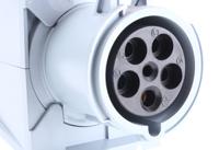 2cma167484r1000-463rs6 Amphenol Industrial, Tough & Safe IP44 Red Wall Mount 3P + N + E Right Angle Industrial Power Socket, Rated At 63A, 415