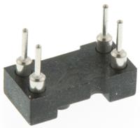 110-87-304-41-001101 Preci-Dip 2.54mm Pitch Vertical 4 Way, Through Hole Turned Pin Open Frame IC Dip Socket, 1A