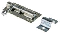 264-6406 RS PRO Steel Padlockable Zinc Door Bolt, 85mm