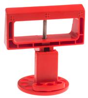 862-5219 RS PRO Red 1-Lock ABS, Stainless Steel, Brass Large Circuit Breaker Lockout, 8mm Shackle