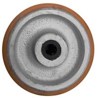 23-412-100r12 Guitel Hervieu Grey, Yellow Polyurethane Abrasion Resistant Trolley Wheel, 230kg