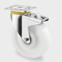 4687top160p63 Tente Braked Swivel Castor Wheel, 800kg Capacity, 160mm Wheel