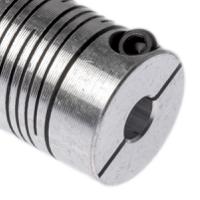 707162020 Huco Beam Coupling, 16mm Outside Diameter, 5mm Bore, 25.4mm Length Coupler