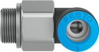 qsrl-g18-8 Festo QSRL PBT Pneumatic Rotary Union, G 1/8 Male, Push In 8mm