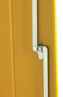 314-7635 RS PRO Yellow Steel Lockable 1 Door Hazardous Substance Cabinet, 915mm x 459mm x 459mm