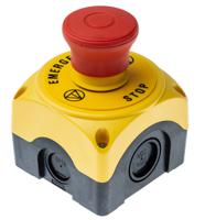 s1py91p Lovato S1PY Series Pull Release Emergency Stop Push Button, Surface Mount, 1NC, IP66, IP67, IP69K