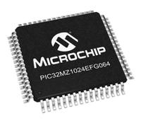 pic32mz1024efg064-ipt Microchip PIC32MZ1024EFG064-I/PT, 32 bit MIPS MicroAptiv Microcontroller, 200 MHz, 1024kB FLASH, 64-Pin TQFP