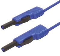 973646102 Hirschmann Test & Measurement, 16A, 30 V ac, 60V dc, Blue, 1m Lead Length