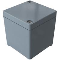 020606060 Rose Polyester Standard Series Grey Glass Fibre Reinforced Polyester Enclosure, IP66, IK08, Grey Lid, 55 x 55 x 58.7mm