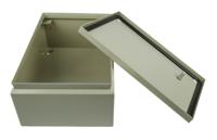122-030 RS PRO Grey Steel Junction Box, IP66, 300 x 200 x 120mm