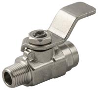 231-2717 RS PRO Stainless Steel Ball Valve, Process Ball Valve, Threaded 1/4in, 1/4in