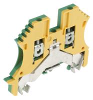1010000000 Weidmuller 2-Way WPE 2.5 Earth Terminal Block, 30 → 12 AWG Wire, Screw Down, Wemid Housing, ATEX