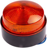 x80-04-01 Moflash X 80 Series Amber Flashing Beacon, 115 → 230 V ac, Surface Mount, Xenon Bulb, IP67