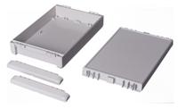 96036325-b-261706-abs-7035 Bopla Bocube Series Light Grey ABS Enclosure, IP66, IP68, Light Grey Lid, 271 x 170 x 60mm