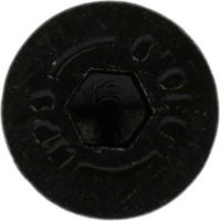281-502 RS PRO Black, Self-Colour Steel Hex Socket Countersunk Screw, DIN 7991, M6 x 16mm
