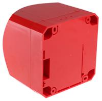 end-6002 Klaxon Nexus Pulse Series Red Sounder Beacon, 17 → 60 V dc, IP66, Base Mount, 110dB at 1 Metre