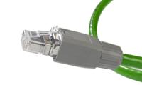 1404367 Phoenix Contact, 0.5m Cat5e, Green M12 to Female RJ45, Aluminium Foil, Tinned Copper Braid Shielded, Terminated PVC
