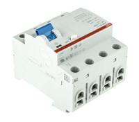 2csf204001r1250 ABB 4 Pole Type AC Residual Current Circuit Breaker, 25A F200, 30mA