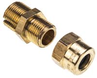 axt20s Prysmian AXT Series Brass Cable Gland Kit, M20 Thread, 5.5mm min., 11.5mm max., IP66