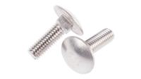 264-6431 Plain Stainless Steel Coach Bolt, M6 x 20mm