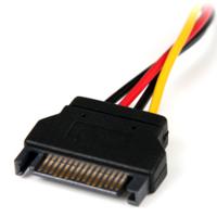lp4satafm6in StarTech.com Male SATA Power to Female LP4  Cable, 6in