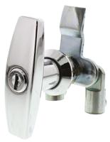 348-7731 Steinbach & Vollman Silver Die Cast Zinc Locking Handle, T-Handle
