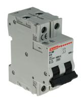 p1mb2pd10 Lovato ModuLo P1MB MCB, 2P, 10A Curve D, 230V AC, 80V DC, 10 kA Breaking Capacity
