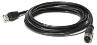 t128390acc FLIR, 2m, Black M12 to Female RJ45 Male Shielded, Terminated