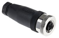 t4110001041-000 TE Connectivity Circular Connector, 4 Contacts, Cable, M12 Connector, Socket, Female, IP67, T411 Series