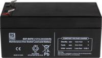 537-5472 RS PRO 12V T1 Sealed Lead Acid Battery, 3.2Ah