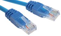 791-7006 RS PRO, 20m Cat5e, Blue RJ45 to Male RJ45 Male, U/UTP Unshielded, Terminated LSZH Sheath
