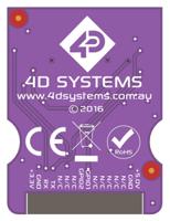 motg-rs232 4D Systems MOTG RS-232 Add-On Module for gen4 LCD Displays