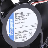 dv52142n ebm-papst DV 5200 Series Axial Fan, 24 V dc, DC Operation, 270m³/h, 20W, 850mA Max, 127 x 127 x 38mm