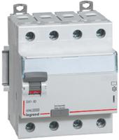 4-116-66 Legrand DX3 RCCB, 63A, 3+N Pole, 300mA, Type AC