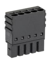 1778861 Phoenix Contact, 2.5mm Pitch, PTSM 0.5/ 5-P-2.5, 5 Way, , Pluggable Terminal Block, Plug, Cable Mount, Spring Cage
