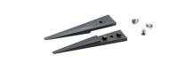a2acp ideal-tek PEEK, Flat; Rounded, ESD Tweezer Tips