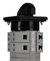 265-7688 RS PRO, DP 3 Position 60° Changeover Cam Switch, 690V ac, 125A, Knob Actuator